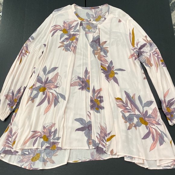 Free People Tree Swing Dress in Pearl - M - Picture 8 of 15